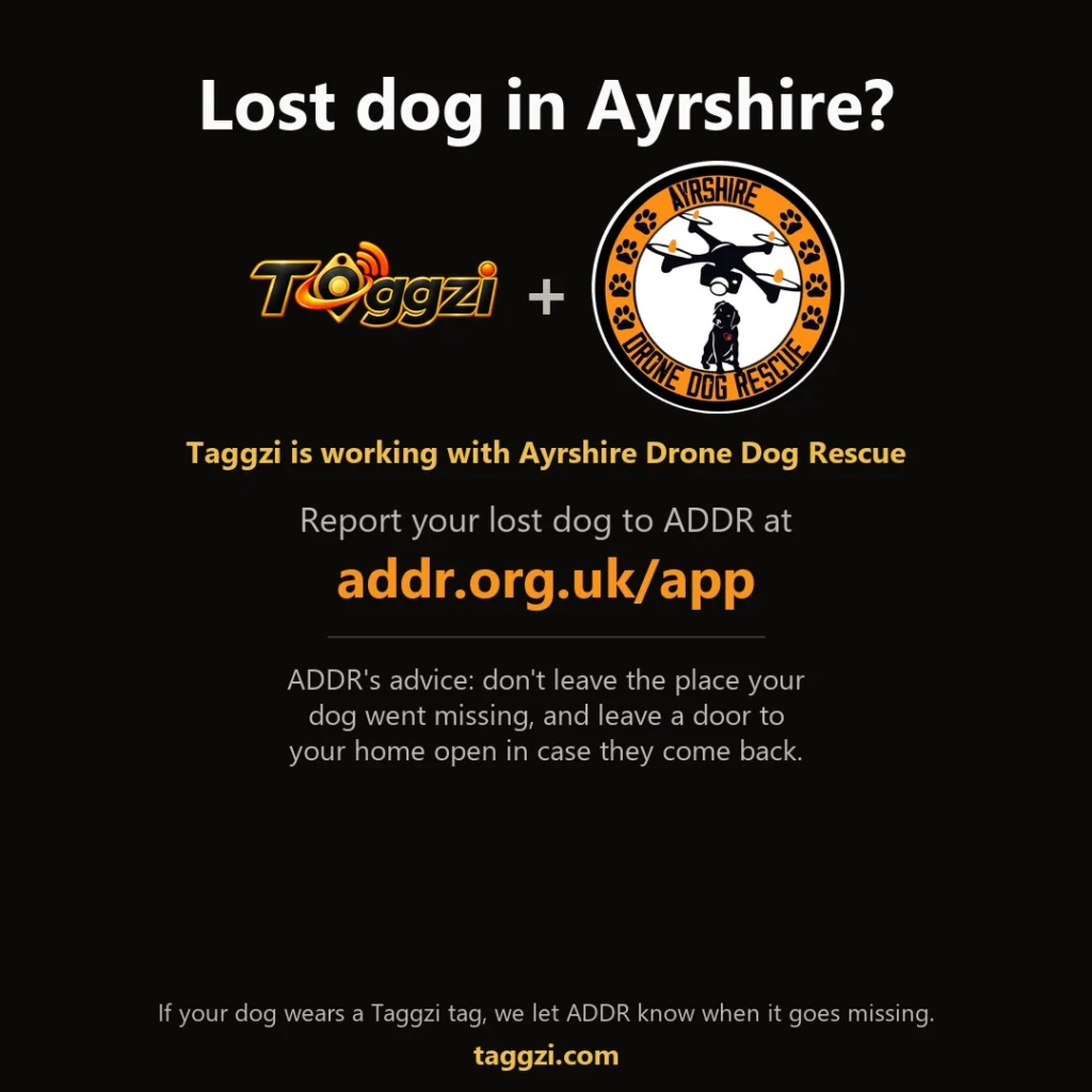 Lost dog in Ayrshire? Ayrshire Drone Dog Rescue can help